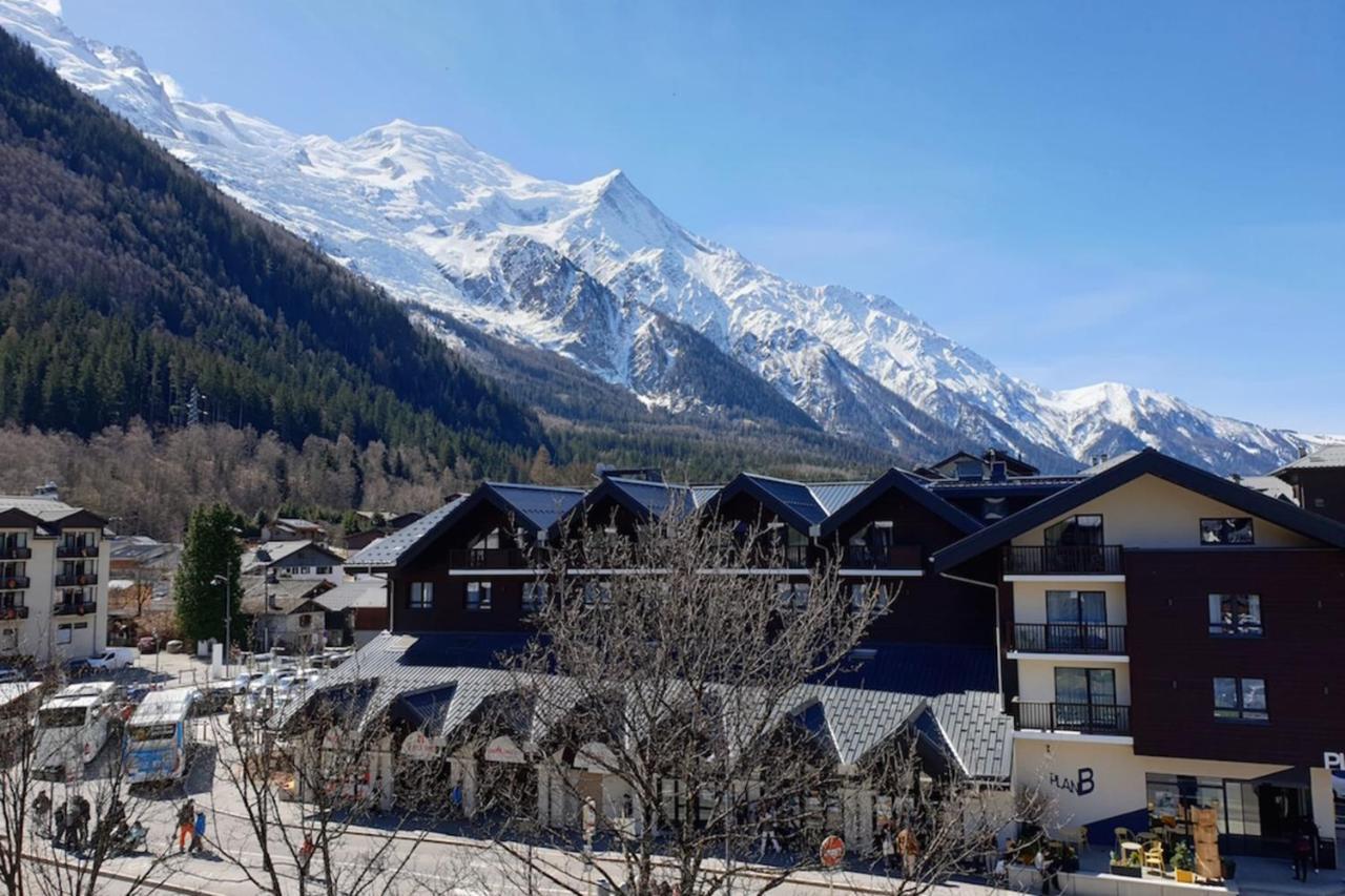 Hypercenter 27 M With Balcony Mont Blanc View Lägenhet Chamonix Exteriör bild